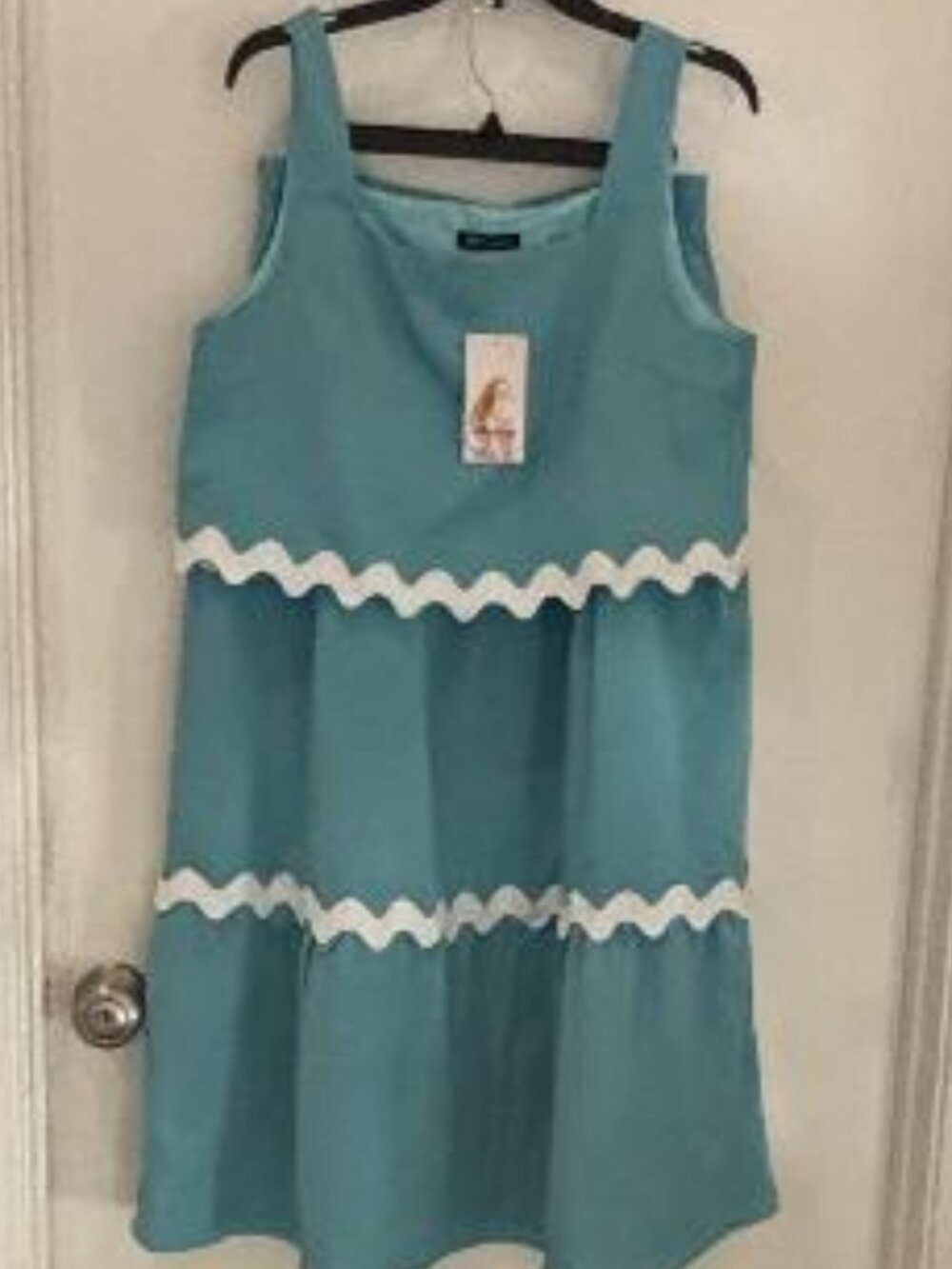 Yoeasy Women's Two Piece Sets Rickrack Trim Sleeveless Cropped Tank Top and High